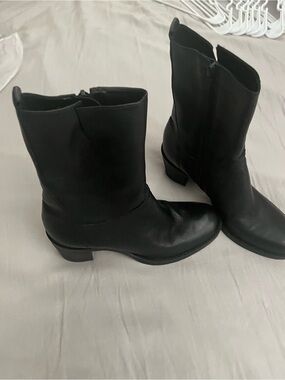 BCBGirls Black Mid-Calf Combat Boots